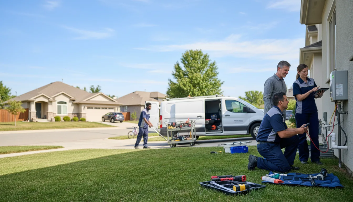 Tankless water heater service in Virginville, PA